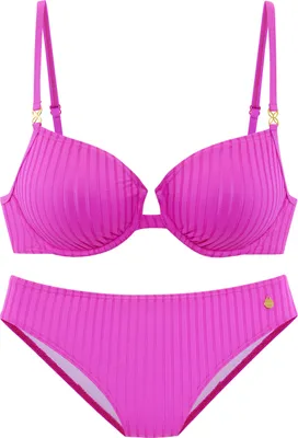 Produktbild von LASCANA Bügel-Bikini Omono pink Größe 40 Cup F