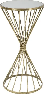 Image de Mauro Ferretti Table basse Hypnos Ø 35x70 cm or