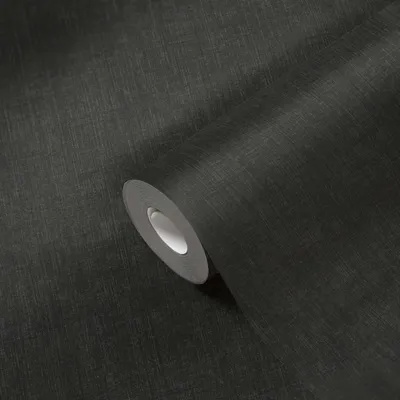 Produktbild von A.S. Creation Geo Effect | 385963 | Vliestapete Einfarbig | 0.53 m x 10.05 m | Schwarz