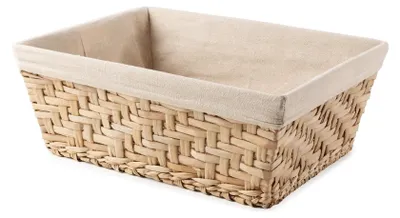 Image de COMPACTOR - Panier de rangement naturel taille L - 43.5 x 34 x H.16.5 CM - Beige