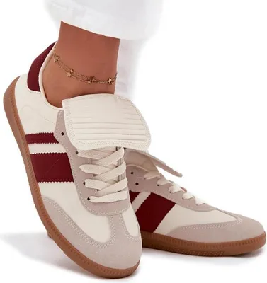 Produktbild von Niedrige Damensneaker Mit Umgeklapptem Zungen Bordeaux Ardira 37