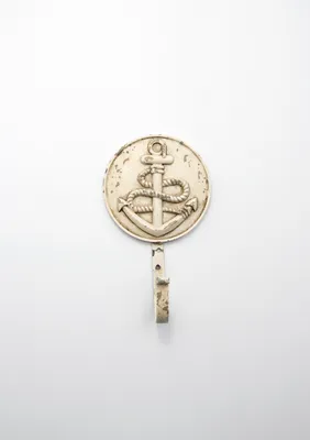 Produktbild von Garderobe Handtuchhaken Haken Anker Metall Maritim