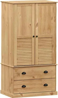 Obrázek produktu pro vidaXL Šatní skříň VIGO 90x55x170 cm borovicový masiv