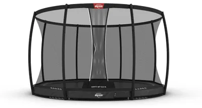 Produktbild von BERG Bodentrampolin Elite InGround 430 + Sicherheitsnetz DLX XL Grau