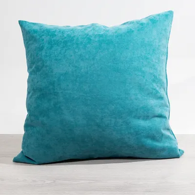 Produktbild von Kissen Deko von Lysel - blau Uni Jerada 50x50 Polyester kissenbezug Dekokissen