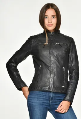 Produktbild von Mustang Lederjacke Amilia Damen graphite XL