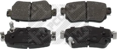Produktbild von MAPCO 6759 Bremsbeläge Satz Hinten für NISSAN Qashqai II (J11, J11) für RENAULT Kadjar (HA, HL) Koleos II (HC)