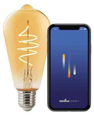 Zdjęcie produktu dla Żarówka SMART E27 Bursztynowy 380lm 2200K 2170112747 Nordlux