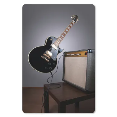 Produktbild von MuchoWow® Mauspad Mousepad Eine schwebende E-Gitarre 18x27 cm - Mousepads - Maus Mat - Pad - Mausunterlage