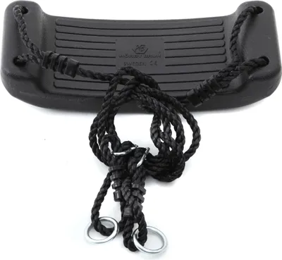 Immagine prodotto di Hörby Bruk Schaukelsitz für Kinder, Breite 39 cm, schwarz, max. Belastung 50 kg
