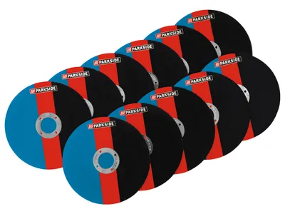 Produktbild von PARKSIDE® Winkelschleiferzubehör Set 1 (Metall- Trenns. Set 11- tlg.)