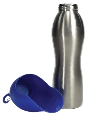 Produktbild von Kong H2O Trinkflasche Edelstahl Blau