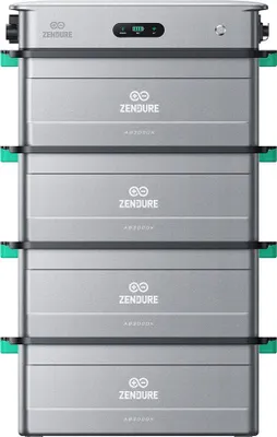 Produktbild von Zendure SolarFlow Set 2,88kWh 2400 AC mit Erweiterungsbatterie 11,52kWh - 4x AB3000X 0% MwSt nach §12 Abs.3 UstG