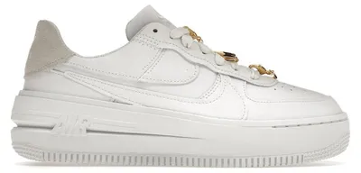 Produktbild von Nike Air Force 1 Low PLT.AF.ORM Bling White Metallic Gold (Women's) - EU 36