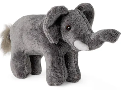 Produktbild von Carl Dick Elefant stehend ca. 16cm lang, ca. 12cm hoch 3411001 Kuscheltier, Plüschtier, Stofftier