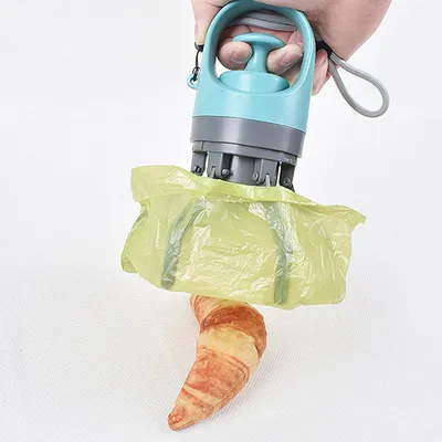 Produktbild von Pooper Scooper – Lichtgewicht Tragbare Hundekot-Sammler mit Taschen-Dispenser & Aufhängeriemen – Essentieller Haustier-Kotclip für Spaziergänge im Freien