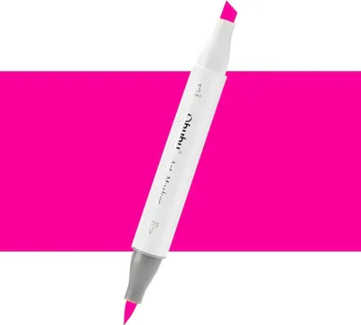 Zdjęcie produktu dla OHUHU dwustronny pędzel i dłuto, RP6 Vivid Pink
