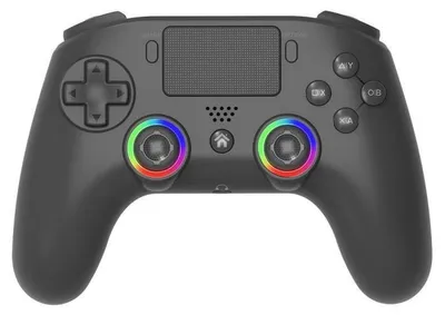 Image de SUBSONIC by SUPERDRIVE Manette de jeu LED SANS FIL/ PS4/ PC/ Noir