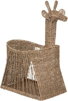Produktbild von Kinderkorb giraffe wasserhyazinthe geflochten h79cm  - Atmosphera créateur d'intérieur