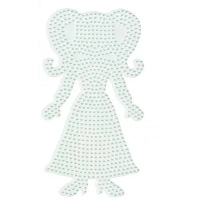 Produktbild von Hama 304 Midi Stifteplatte Teenie Girl Mädchen weiß Bügelperlen Stiftplatte