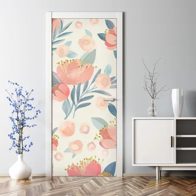 Produktbild von Dekorative Türposter Klebefolie selbstklebend Wandaufkleber Mysteriengarten 70 x 200 cm