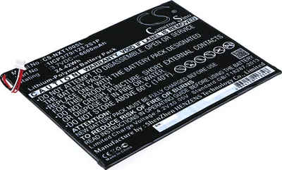 Image de TECHTEK Batterie compatible avec [Nextbook] Nextbook 10, NXW10QC32G remplace 1ICP3/79/123 2S1P"