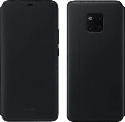 Immagine prodotto di Huawei Portafoglio Cover Nero Custodia protettiva per Mate 20 Pro Borsa Libro Custodia Flipcover
