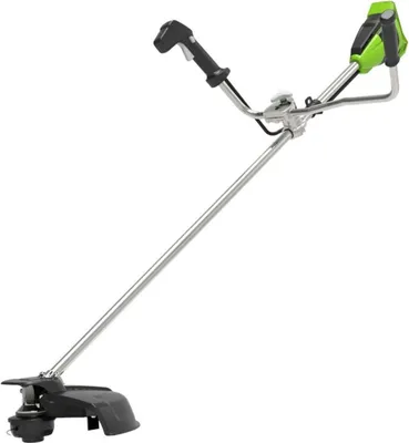 Produktbild von Greenworks GR2105707, Rasentrimmer, Nylonschnur, U-Griff, 2 mm, Grün, 40 cm