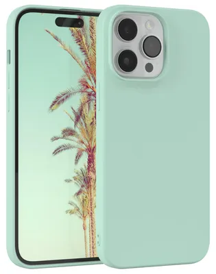 Produktbild von EAZY CASE - TPU Hülle für Apple iPhone 14 Pro Max, TPU Case stoßfeste Handyhülle, weiches Cover mit Kameraschutz, Silikonhülle in Grün