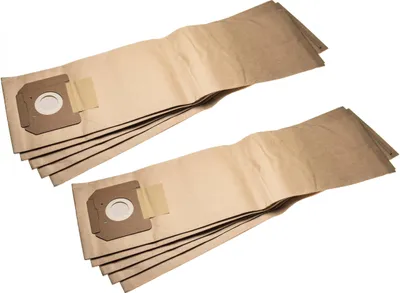 Produktbild von vhbw 10x Staubbeutel kompatibel mit Kärcher NT 561 Eco M, NT 611 Eco, NT 561 Eco TE, NT 611 Eco M A, NT 611 Eco M Staubsauger - 39cm x 20cm braun