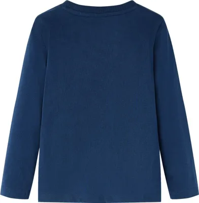 Produktbild von vidaXL Kinder-Langarmshirt Marineblau 116