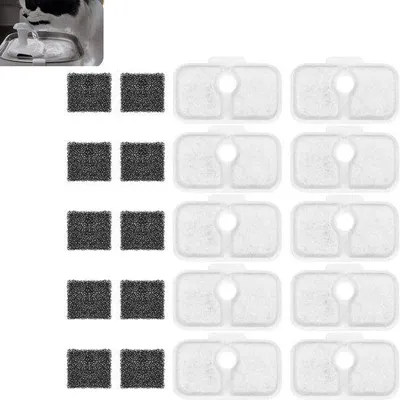 Produktbild von Katfontein-Ersatzfilter, 10er-Pack, für Katzenfontein, stilles Filter, für PLWF005/PLWF105/PLWF115/PLWF305