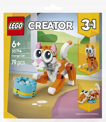 Produktbild von LEGO Creator Orange Katze, Bausatz, 6 Jahr(e), Kunststoff, 79 Stück(e), 46 g