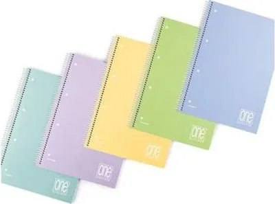Produktbild von Blasetti One Color Notizbuch A5 81 Blätter Mehrfarbig