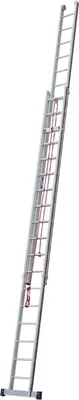 Produktbild von Euro-Profi Seilzugleiter 2-tlg. Mod. S312 - Sprossenanzahl: 2 x 18, Länge max.: ca. 9,40 m