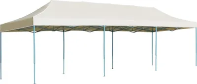 Produktbild von Faltzelt Pop-Up Partyzelt 3 x 9 m Creme , Pavillons & Partyzelte Design 2024
