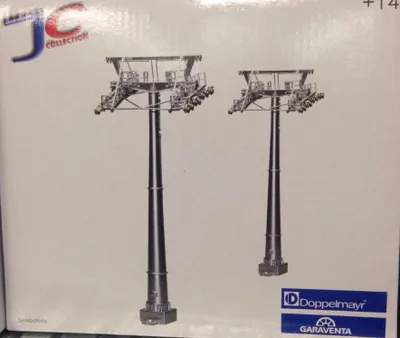 Obrázok produktu pre Lanové dráhy H0 2 podpery 12/16cm - Jägerndorfer
