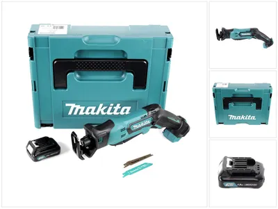 Produktbild von Makita JR103DY1J, Schwarz, Türkis, 1,3 cm, 5 cm, 5 cm, Akku, Lithium-Ion (Li-Ion)