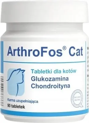 Produktbild von ARTHROFOS CAT Chondroitin-Glucosamin FÜR DIE GELENKE FÜR KATZEN 90 Tabletten.