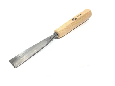 Produktbild von Stubai Stechbeitel Serie 55 – Gerades Hohleisen 35 mm – Stich 5 / Form 5 – geschärft & poliert – handgeschmiedeter Spezialstahl – Buchenheft mit Innenzwinge –  Austria