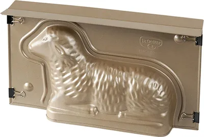 Immagine prodotto di Teglia per agnello Dr. Oetker, tortiera della serie "Golden Easter" (colore: oro)