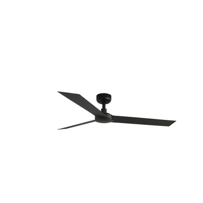Image de Ventilateur de plafond à basse consommation avec télécommande Cruiser L Noir 132 cm