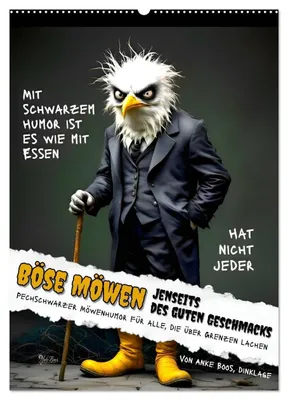 Produktbild von Böse Möwen - Jenseits des guten Geschmacks (Wandkalender 2027 DIN A2 hoch), CALVENDO Monatskalender