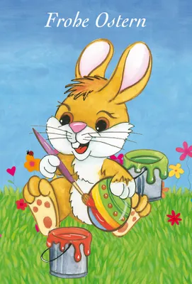Produktbild von Ostern - Glückwunschkarte im Format 11,5 x 17 cm mit Briefumschlag