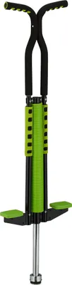 Immagine prodotto di Relaxdays Pogo Stick, per bambini, saltello fino a 60 kg, imbottito, saltello da esterno, antiscivolo, acciaio inossidabile, verde
