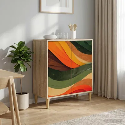 Obrázok produktu pre vidaXL Komoda BONN, Sonoma, 69 x 33 x 75 cm, drevovláknitá doska