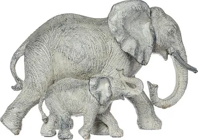 Image de éléphant Décoratif En Résine Couleurs Assorties.
