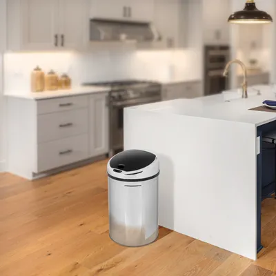 Immagine prodotto di Cestino Ribelli automatico a sensore cromato 30 litri - B-buono ottimo