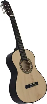 Produktbild von The Living Store Klassische Gitarre für Anfänger und Kinder 1/2 34" Lindenholz