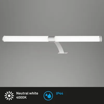 Produktbild von LED Spiegelleuchte 60 cm 8 Watt 4000 Kelvin 1040lm chrom Briloner